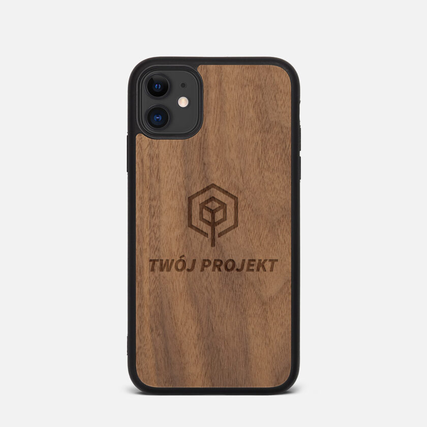 Etui do iPhone 11 Personalizacja Orzech