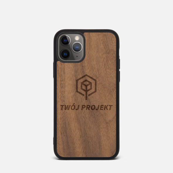 Etui do iPhone 11 Pro Personalizacja Orzech