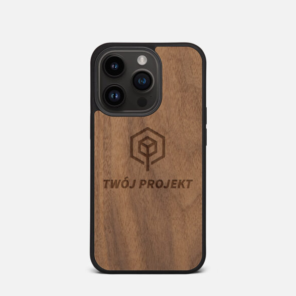 Etui do iPhone 14 Pro Personalizacja Orzech