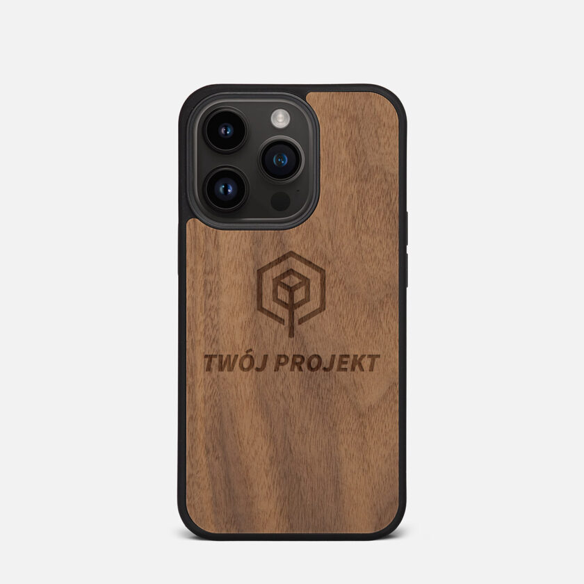 Etui do iPhone 14 Pro Personalizacja Orzech