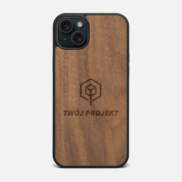Etui do iPhone 15 Plus Personalizacja Orzech