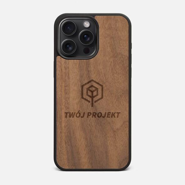 Etui do iPhone 15 Pro Max Personalizacja Orzech