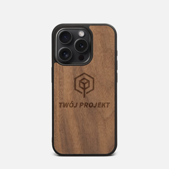Etui do iPhone 15 Pro Personalizacja Orzech