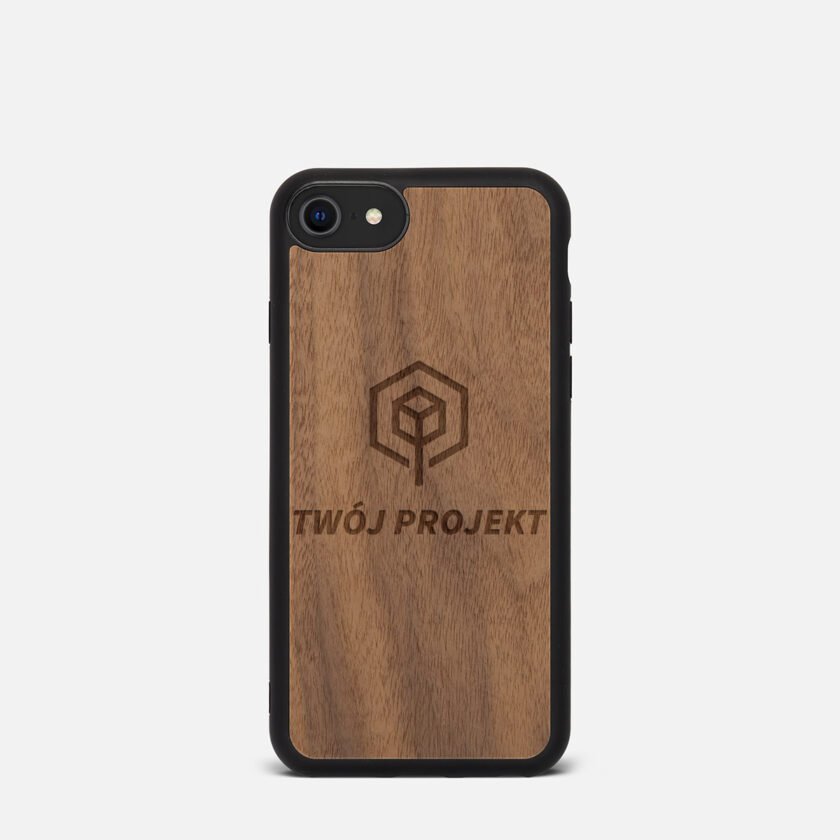 Etui do iPhone 8 Personalizacja Orzech