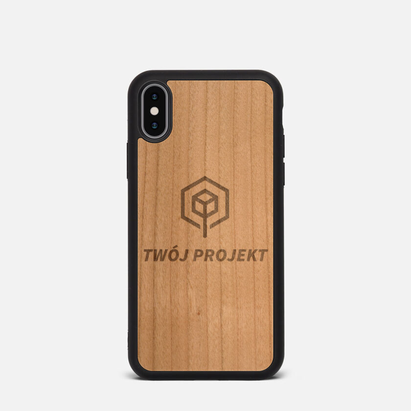 Etui do iPhone X Personalizacja Czereśnia