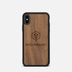 Etui do iPhone X Personalizacja Orzech