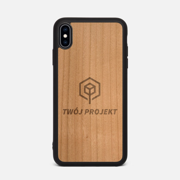 Etui do iPhone Xs Max Personalizacja Czereśnia