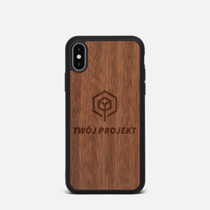 Etui do iPhone Xs Personalizacja Mahoń